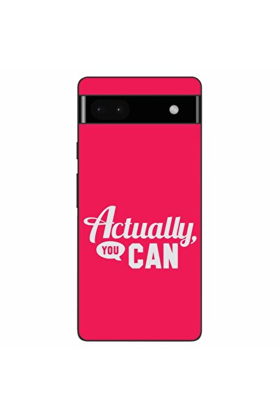OEM Husa compatibila cu Google Pixel 6A Silicon Gel Tpu Model Mesaj Actually ...