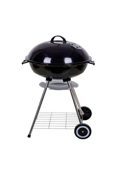 Romprofix Grill Carbuni Rotund Cu Picioare - 22" / Negru