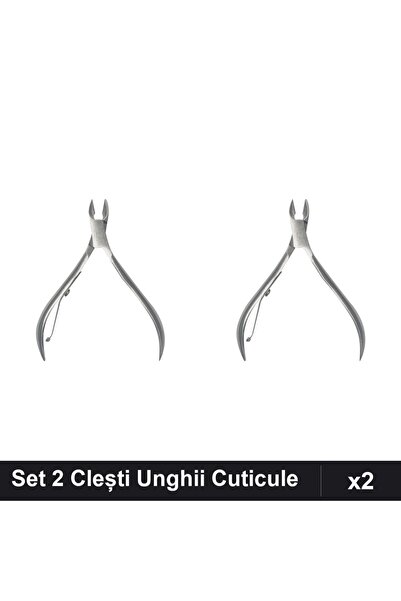 NAİLS Set 2 Clești Unghii Cuticule Profesionali, Manichiură Precisă