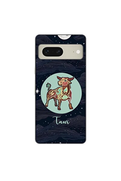OEM Husa compatibila cu Google Pixel 7 Silicon Gel Tpu Model Horoscop Taur
