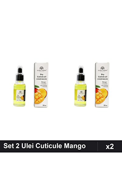 global fashion Set 2 Ulei Cuticule cu Pipeta Aroma Mango 30ml, Ingrijire Ungh...