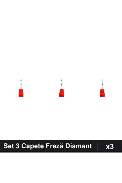 NAİLS Set 3 Capete Freză Diamant Unghii, Manichiură Profesională, Accesorii P...