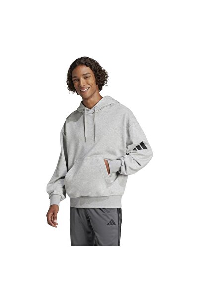 adidas Hanorac bărbătesc Essentials, croială lejeră, cu logo cu 3 dungi, din ...