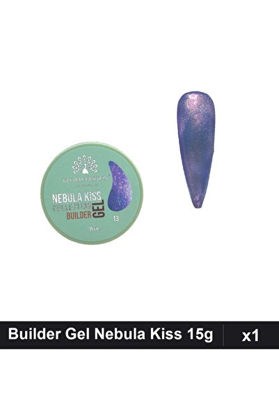 global fashion Builder Gel Nebula Kiss No.13 15g, UV/LED Gel Nail Builder