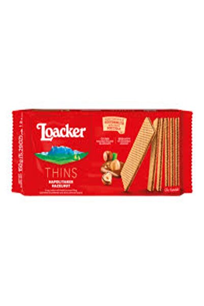 Loacker thins with Napolitaner Hazelnuts 18x150g