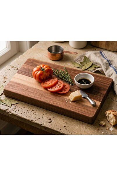 Sekiz Wood Craft kesme tahtası ceviz ağacı 25×40