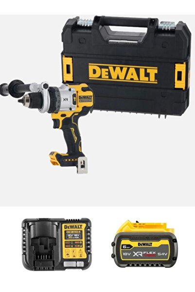 Dewalt DCD1007 DARBELİ MATKAP + ŞARJ CİAHZI + 6.0 AH AKÜ