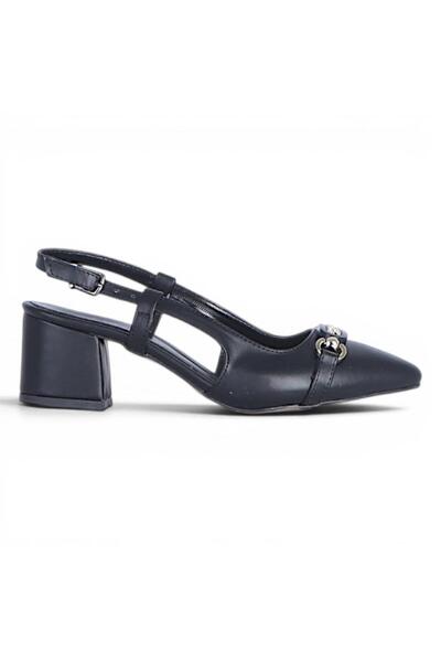 Ayakcenter Byn Ayışığı By35 Skin Black Pantofi cu toc de 7 cm pentru femei