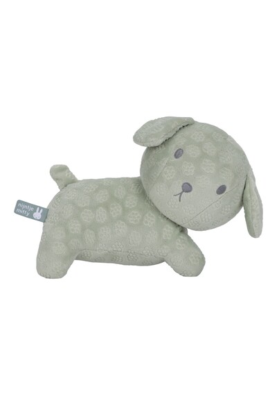 Baby Oliver Λούτρινο Σκυλάκι Από Βελουτέ Ύφασμα 25cm Πράσινο Miffy Flowers