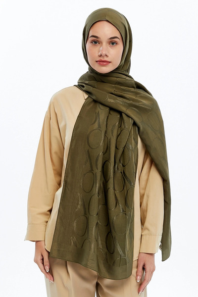 Valentino Orlandi Alia Series Motif Pattern Shawl