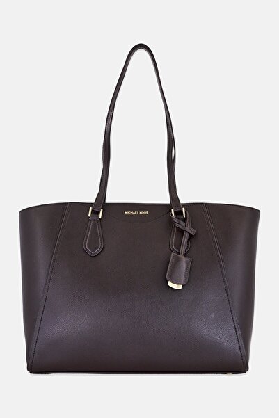 Michael Kors Women Brand Logo Tote Bag, Dark Brown
