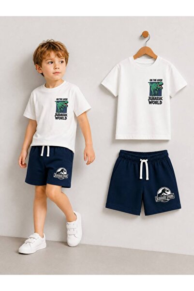 FURKYY Boy's Summer Shorts Set