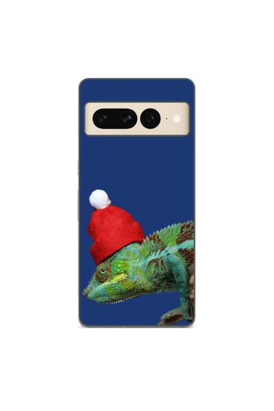 OEM Калъф, съвместим с Google Pixel 8 Pro, силиконов гел TPU, с десен Коледен...