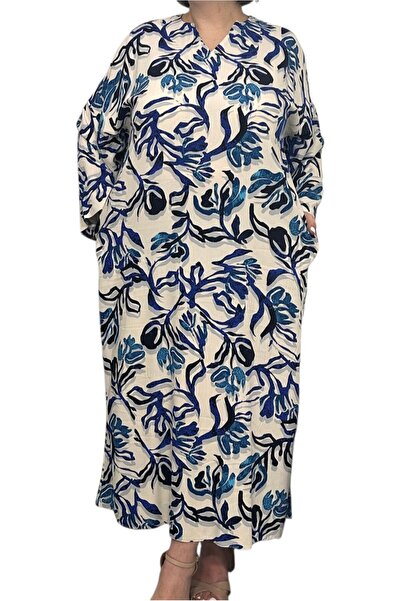 birsen içgiyim Spacious Plus Size Dress Suitable for All Body Types