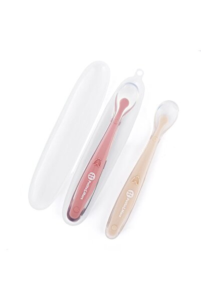 Petite&Mars Set 2 lingurite, Petite&Mars, Take&Match, Includ cutie pentru dep...