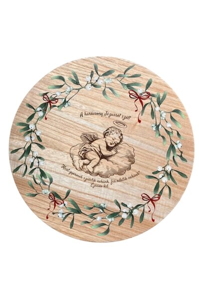 OEM Wooden Christmas table mat, solid and durable material, the model brings ...