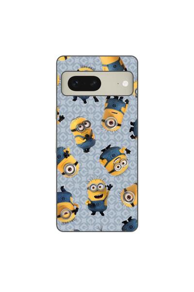 OEM Husa compatibila cu Google Pixel 8 Silicon Gel Tpu Model Pattern Minioni