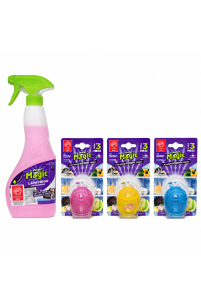 Mister Magic Set pentru frigider și cuptor cu microunde – spray de curățare 5...