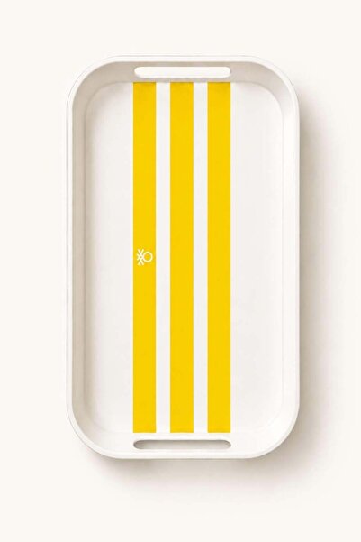 United Colors of Benetton E-Kct64-S Melamine Sarı 19*33 Cm Servis Tepsisi