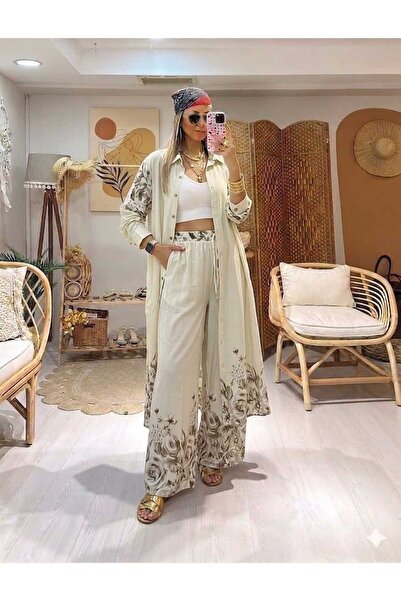QUAWEAR Shirt with Side Slits, Long Tunic with Side Pockets, Elastic Waist, L...