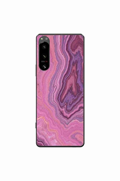 OEM Husa compatibila cu Sony Xperia 5 IV Silicon Gel Tpu Model Pink Quartz Ma...