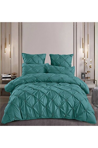 OEM 100% fine Cotton Duvet Cover Set - Deluxe - with Stretchy - 6 pieces 2 pe...