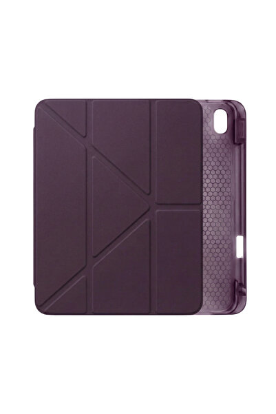 Ps iPad A16 / 10.9 (10. nesil) Tri Folding Standlı Kılıf - Damson