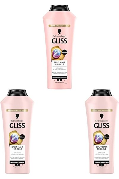 Yıldızan Split Hair Miracle Split Ends Sealing Shampoo 400ml 3-Pack 1216548