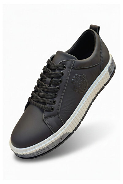 PAPATAY 9012 Orthopedic Sole 100% Genuine Leather Lace-Up Men's Shoes - Casua...