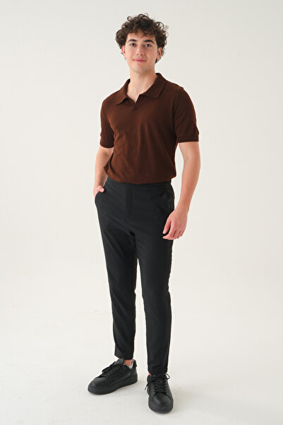 Gambocci Regular Fit Polo Yaka T-shirt | Triko Casual Erkek