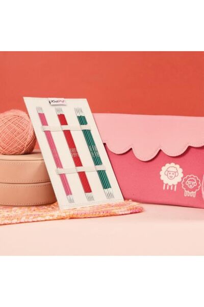 Yıldızan Knitpro Double Pointed Knitting Needles Set, Zing (15 cm), Set of 5 ...