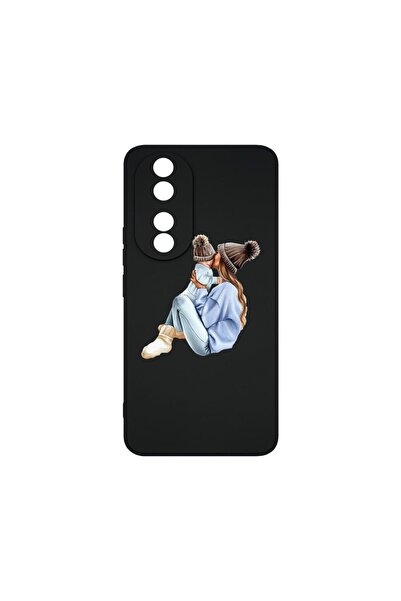 bestcase Θήκη από υγρή σιλικόνη Premium, Συμβατή με Honor 90, Σχέδιο Μαμά Κορ...