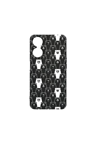 bestcase Λεπτή Θήκη Σιλικόνης 0.8MM, Συμβατή με OPPO A58 5G, Σχέδιο Αρκουδάκι...