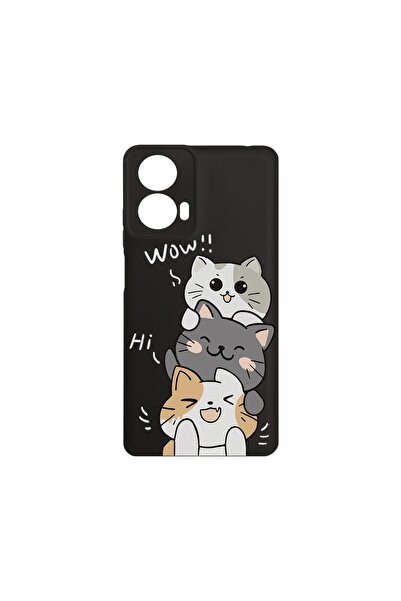 bestcase ¬Æ Husa Slim Silicon pentru Motorola Moto G85, Cat Wow, 1805828 B 1855