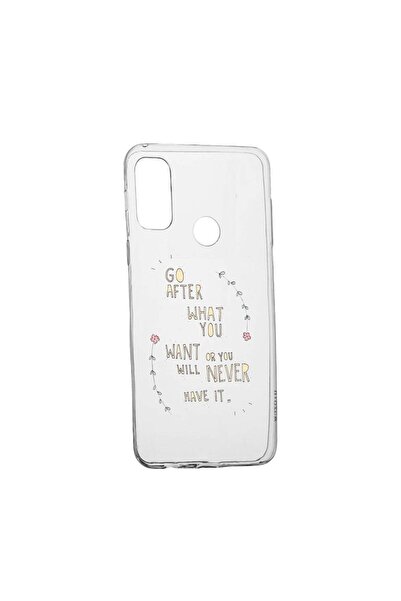 bestcase Husa cu mesaj Be Positive, pentru Huawei P Smart (2020), rezistenta ...