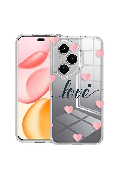 bestcase ¬Æ Husa Clear Silicon pentru Honor 400 Pro, Love Flying Hearts, 2036...