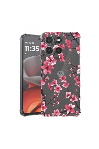 bestcase ¬Æ Husa Anti Shock Compatibila cu Motorola Moto G86 Power, Floral - ...
