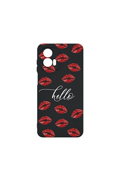 bestcase Λεπτή Θήκη Σιλικόνης 0.8MM, Συμβατή με Motorola Moto G85, Hello Kiss...