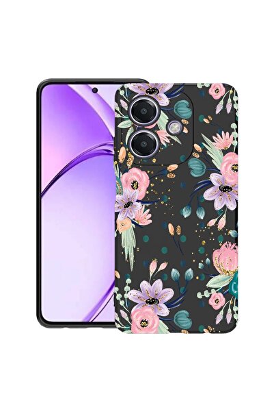 bestcase ¬Æ Husa pentru OPPO A60 5G / A40 / A40M, Flowers Collection, Slim Si...