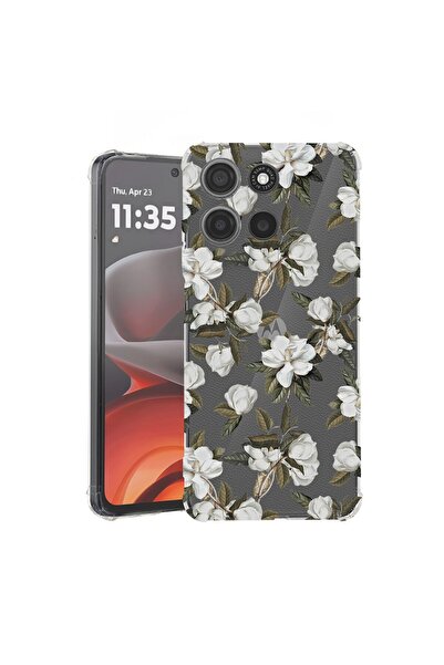 bestcase ¬Æ Husa Anti Shock Compatibila cu Motorola Moto G86 Power, Floral - ...