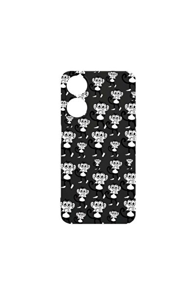 bestcase Тънък силиконов калъф 0.8ММ, съвместим с OPPO A58 5G, Маймуни, Устой...
