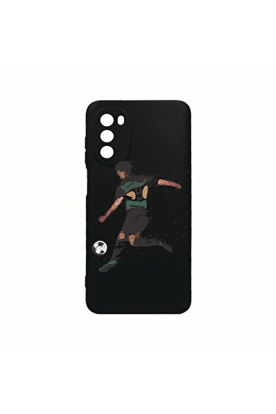 bestcase Husa Silicon, Compatibila cu Motorola Moto G82 / Moto G52, Football,...