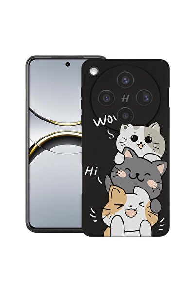 bestcase Husă din silicon premium compatibilă cu OPPO Find X8, cu design Cat ...