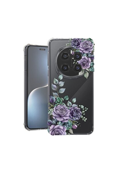 bestcase Husă Antișoc Compatibilă cu Honor Magic7 Pro, Floral - Pastel Rose B...