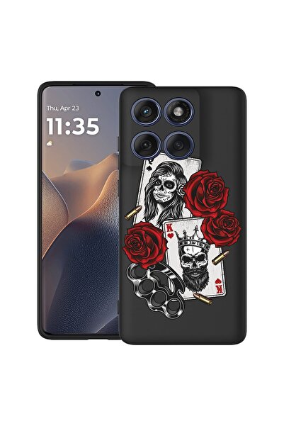 bestcase ¬Æ Υπέρλεπτη Θήκη Σιλικόνης για Motorola Edge 60 Pro με Σχέδιο Νυχτε...