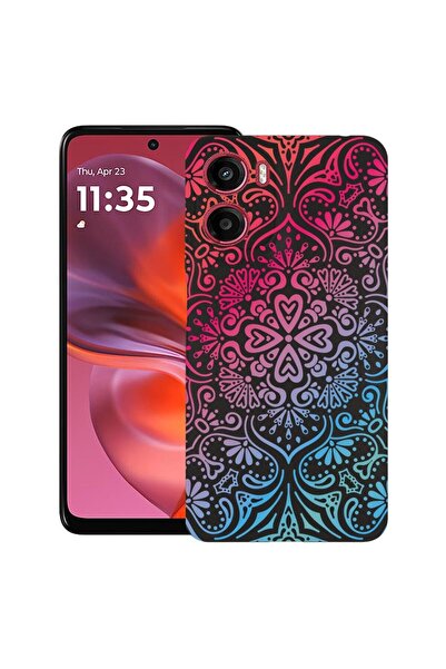 bestcase ¬Æ Husa pentru Motorola Moto G05, Mandala Color, Slim Silicon 0.8MM,...