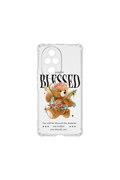 bestcase Husa Anti Shock 1.5MM, compatibilă cu Honor 200 Pro, Teddy Bear Bles...