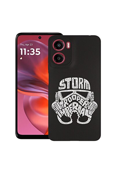 bestcase ¬Æ Husa pentru Motorola Moto E15 / Moto G05, Calligraphy Storm Troop...
