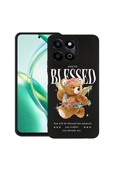 bestcase Калъф за Honor 200 Smart, Тънък силиконов, с дизайн  "Поздравен плюш...