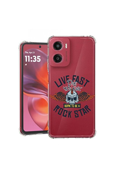 bestcase ¬Æ Husa compatibila Motorola Moto E15, Anti Shock 1.5MM, Rock Star, ...